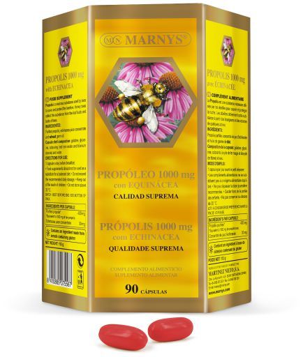 Propolis 1000 mg + echinacea 90 capsules x 1000 mg