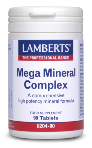 Mega Mineral Complex Aminochelated 90 Tablets