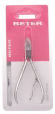 Stainless steel manicure cuticle nipper, lap joint