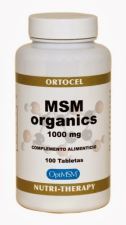 Msm Organics 1000 mg 100 Tablets