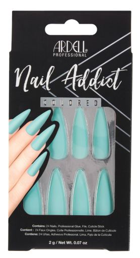 Nail Addict False Nails Matte Blue