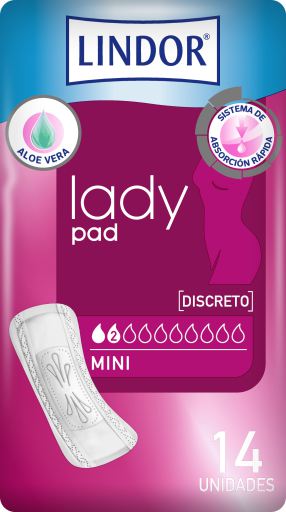 Lady pad mini 2 drops 14 units