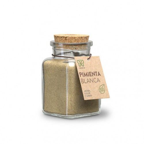 Organic Ground White Pepper BC 80 gr