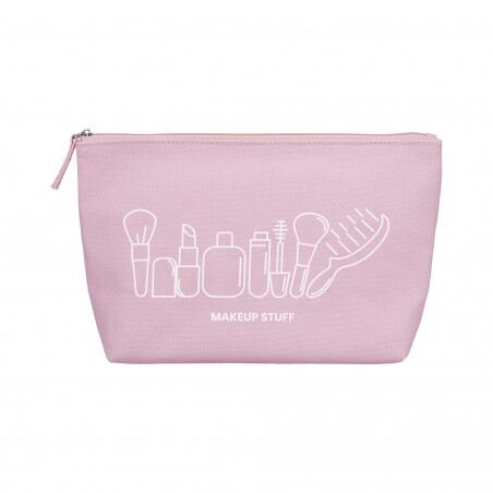 Cotton Toiletry Bag Pink