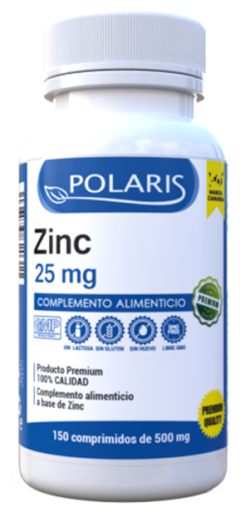 Zinc 25 mg 150 Tablets