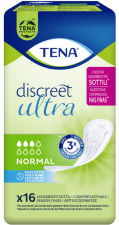 Discreet Ultra Normal Incontinence Pads 16 Pieces