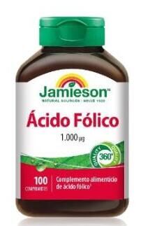 Folic Acid 1000 mcg 100 Tablets