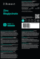 Zinc Bisglycinate 400 Tablets