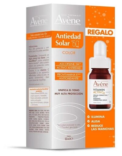 Anti-Aging Solar with Color SPF50 50 ml + Serum 10 ml