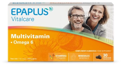 Vitalcare Duplo Multivitamin Omega 6 2 x 30 Capsules