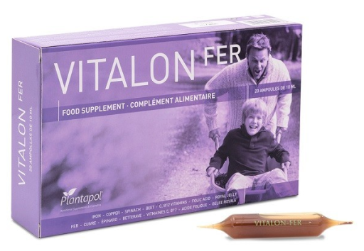 Vitalon Fer 20 Ampoules