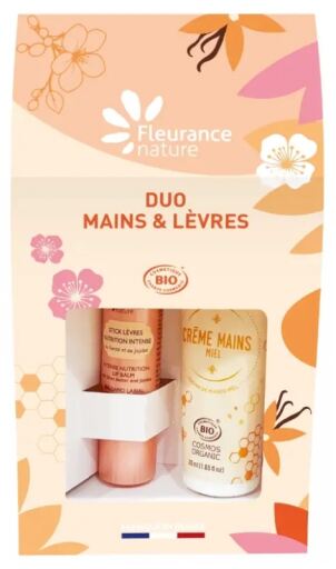 Fleurance Nature Duo Mains & L&egrave;vres Honey 2 Pieces